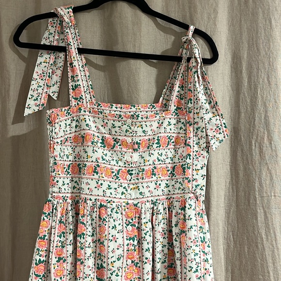 Like-new Tuckernuck Hyacinth House Floral Lupine Midi Dress - Picture 6 of 10